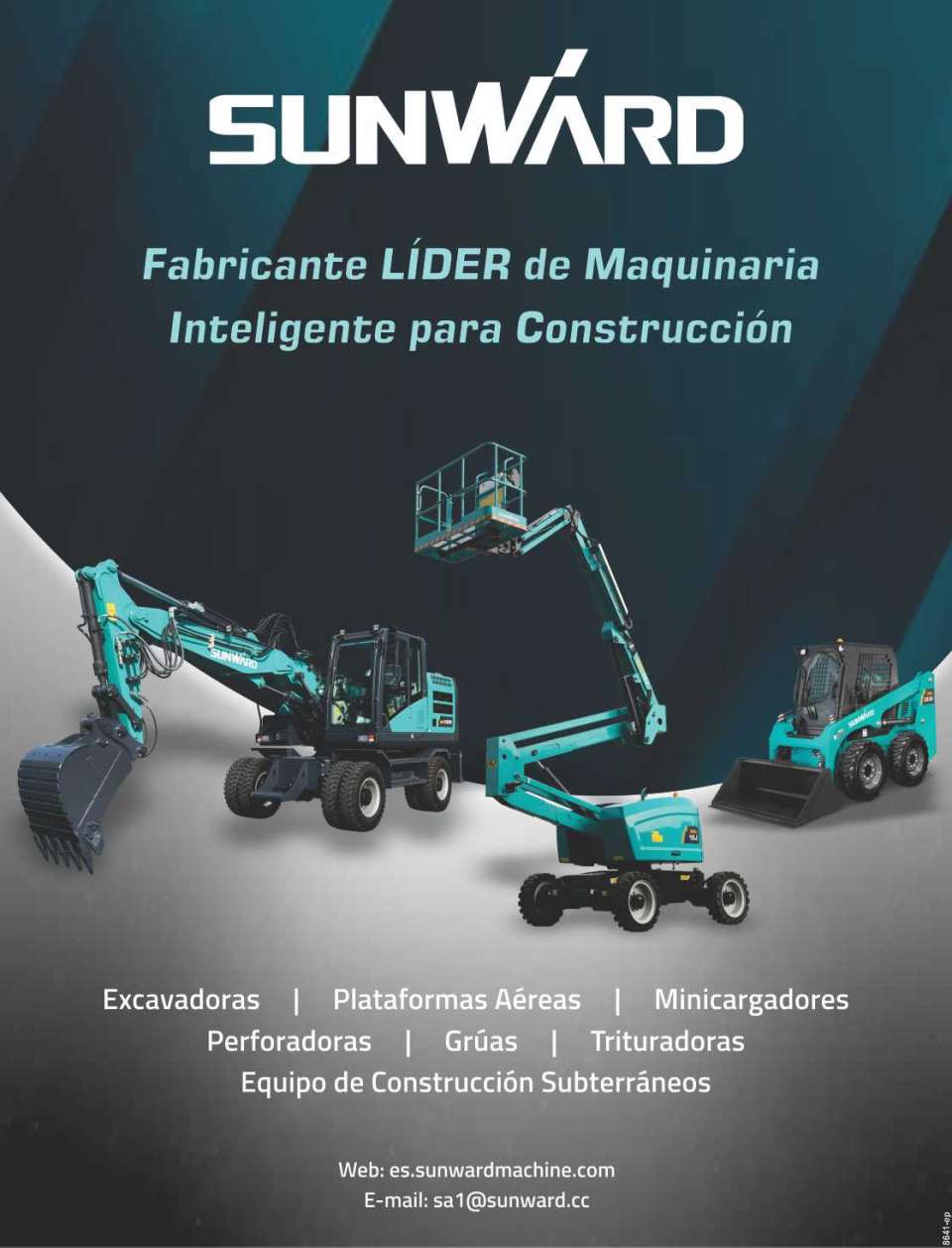 Manufacture of Intelligent Machine: Excavators - Underground Construction Equipment - Drilling Equipment - Cranes - Loaders - Aerial Platforms - Skid Steer Loaders - Crushers